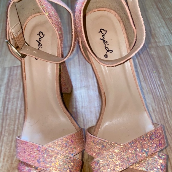 Qupid glitter block heels - Picture 3 of 6